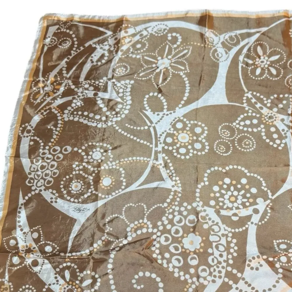 Lilly D'or Vintage Floral Design Scarf